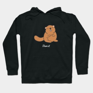 beaver dam it white Hoodie